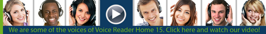 Voice Reader Home 15 Videos - English version