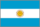 Fahne von Argentinien