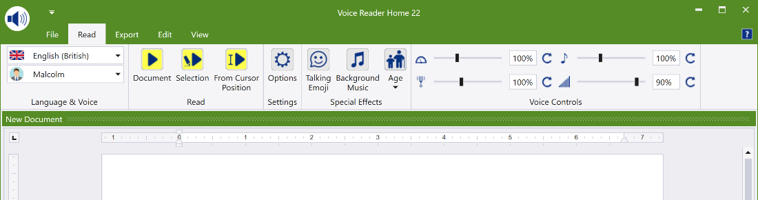 Voice Reader Home Text-to-Speech software