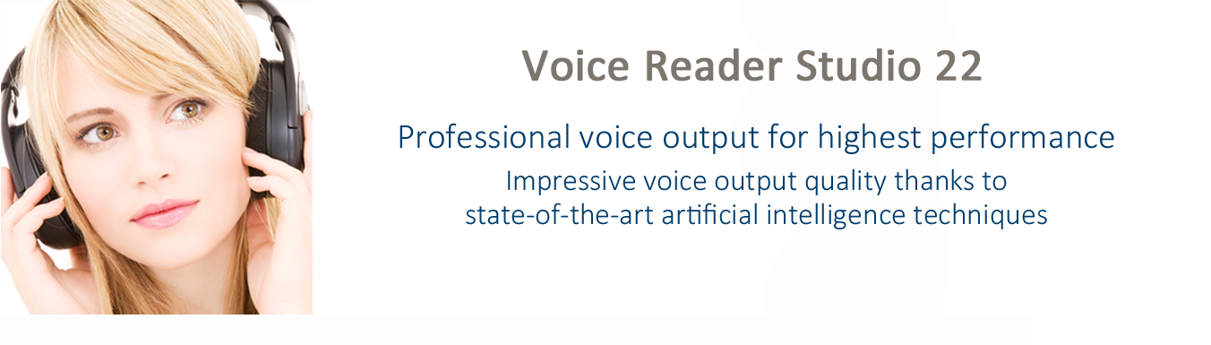 Voice Reader Studio Text to Speech offers professional voice output thanks to modern ai techniques