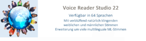 Voice Reader Studio TTS von Linguatec ist in 64 Sprachen verfügbar