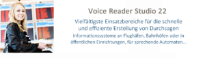 Voice Reader Studio TTS von Linguatec ist die Profilösung zum effizienten Erstellen von Durchsagen