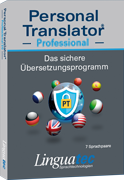 Personal Translator Professional. Das sichere Übersetzungsprogramm